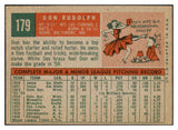 1959 Topps Baseball #179 Don Rudolph White Sox EX-MT 524201