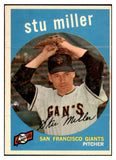 1959 Topps Baseball #183 Stu Miller Giants EX-MT 524203