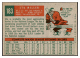 1959 Topps Baseball #183 Stu Miller Giants EX-MT 524203