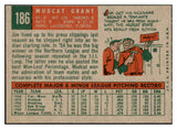 1959 Topps Baseball #186 Jim Grant Indians EX-MT 524205