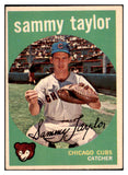 1959 Topps Baseball #193 Sammy Taylor Cubs EX-MT 524206