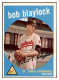 1959 Topps Baseball #211 Bob Blaylock Cardinals EX-MT 524210