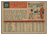 1959 Topps Baseball #211 Bob Blaylock Cardinals EX-MT 524210