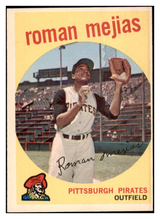 1959 Topps Baseball #218 Roman Mejias Pirates EX-MT 524213