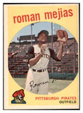 1959 Topps Baseball #218 Roman Mejias Pirates EX-MT 524213