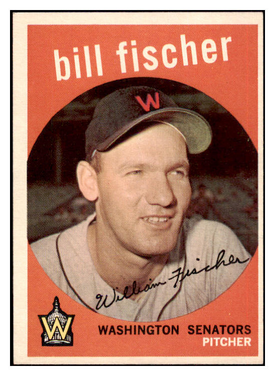 1959 Topps Baseball #230 Bill Fischer Senators EX-MT 524215