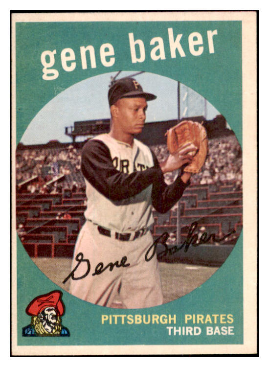 1959 Topps Baseball #238 Gene Baker Pirates EX-MT 524216