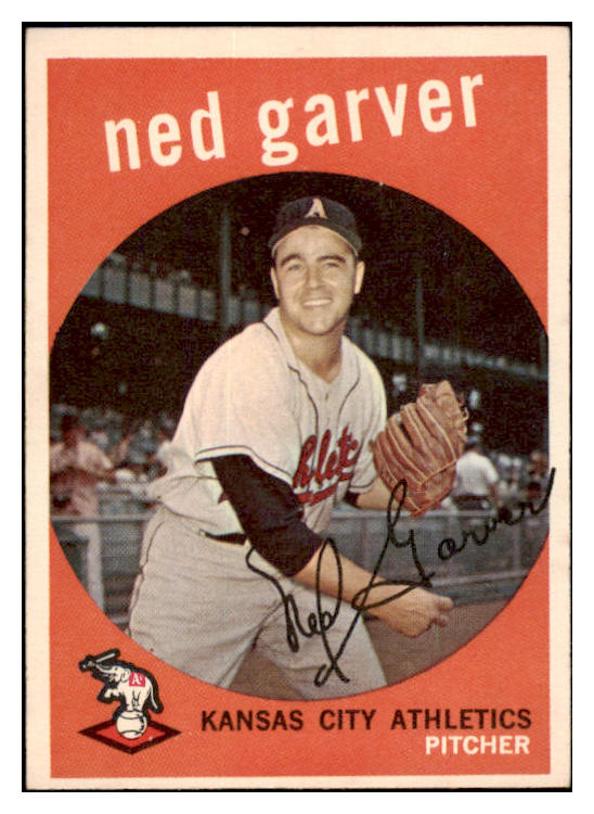 1959 Topps Baseball #245 Ned Garver A's EX-MT 524219