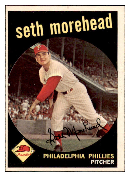 1959 Topps Baseball #253 Seth Morehead Phillies EX-MT 524222