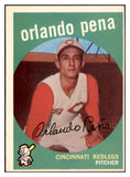 1959 Topps Baseball #271 Orlando Pena Reds EX-MT 524227