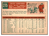 1959 Topps Baseball #275 Jack Sanford Giants EX-MT 524230