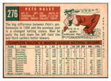 1959 Topps Baseball #276 Pete Daley Red Sox EX-MT 524231