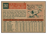 1959 Topps Baseball #282 R.C. Stevens Pirates EX-MT 524234