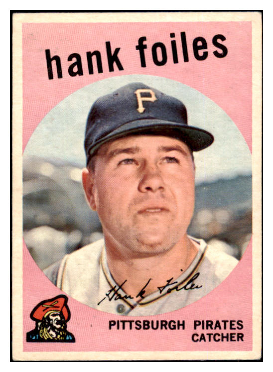 1959 Topps Baseball #294 Hank Foiles Pirates EX-MT 524237