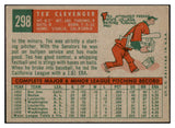 1959 Topps Baseball #298 Tex Clevenger Senators EX-MT 524239