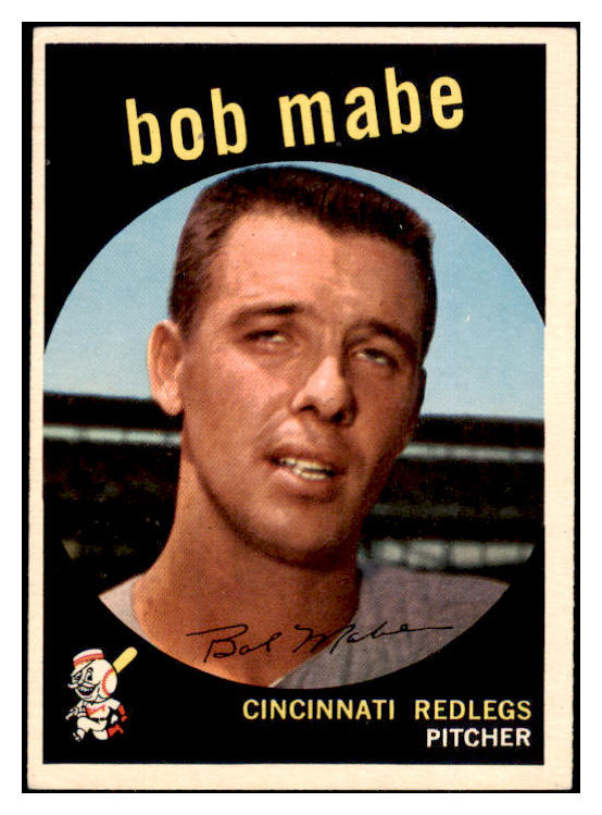 1959 Topps Baseball #356 Bob Mabe Reds EX-MT 524247