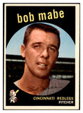 1959 Topps Baseball #356 Bob Mabe Reds EX-MT 524247