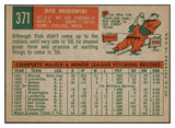 1959 Topps Baseball #371 Dick Brodowski Indians EX-MT 524252