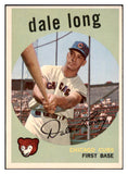 1959 Topps Baseball #414 Dale Long Cubs EX-MT 524255