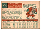 1959 Topps Baseball #414 Dale Long Cubs EX-MT 524255