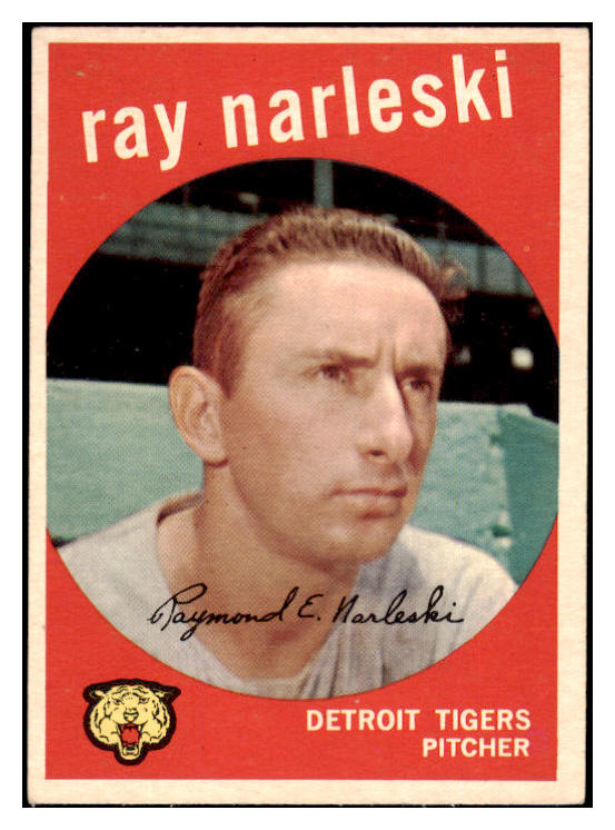 1959 Topps Baseball #442 Ray Narleski Tigers EX-MT 524260