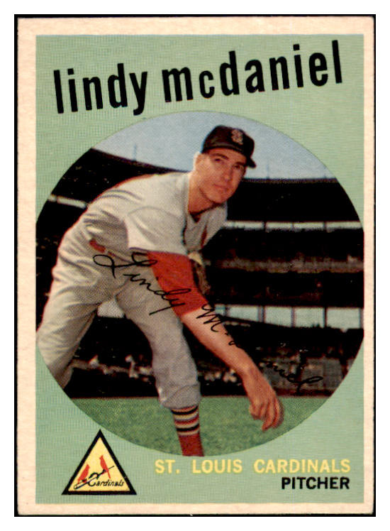 1959 Topps Baseball #479 Lindy McDaniel Cardinals EX-MT 524262
