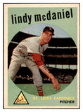 1959 Topps Baseball #479 Lindy McDaniel Cardinals EX-MT 524262