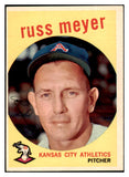 1959 Topps Baseball #482 Russ Meyer A's EX-MT 524263