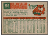 1959 Topps Baseball #506 Bob Purkey Reds EX-MT 524267