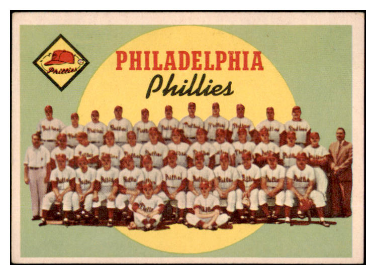 1959 Topps Baseball #008 Philadelphia Phillies Team  EX 524268