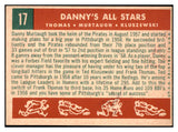 1959 Topps Baseball #017 Ted Kluszewski Danny Murtaugh EX-MT 524270