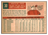 1959 Topps Baseball #030 Nellie Fox White Sox EX 524272