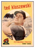 1959 Topps Baseball #035 Ted Kluszewski Pirates EX-MT 524273