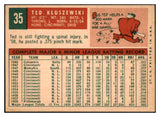 1959 Topps Baseball #035 Ted Kluszewski Pirates EX-MT 524273