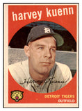 1959 Topps Baseball #070 Harvey Kuenn Tigers NR-MT 524276