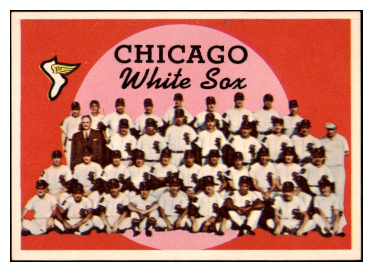 1959 Topps Baseball #094 Chicago White Sox Team EX-MT 524281