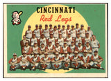 1959 Topps Baseball #111 Cincinnati Reds Team EX 524282