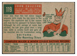 1959 Topps Baseball #119 John Callison White Sox EX-MT 524285