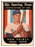 1959 Topps Baseball #125 Ron Fairly Dodgers EX-MT 524286