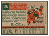 1959 Topps Baseball #125 Ron Fairly Dodgers EX-MT 524286