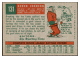 1959 Topps Baseball #131 Deron Johnson Yankees NR-MT 524287