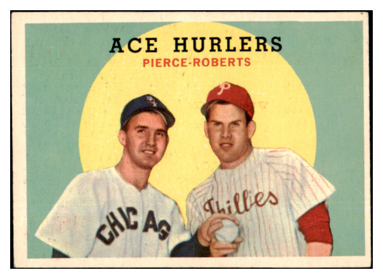 1959 Topps Baseball #156 Robin Roberts Billy Pierce EX-MT 524290