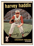 1959 Topps Baseball #184 Harvey Haddix Reds EX-MT 524295