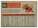 1959 Topps Baseball #184 Harvey Haddix Reds EX-MT 524295