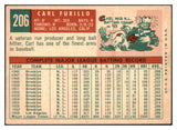 1959 Topps Baseball #206 Carl Furillo Dodgers EX-MT 524297