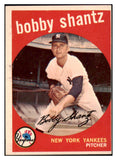 1959 Topps Baseball #222 Bobby Shantz Yankees EX-MT 524300