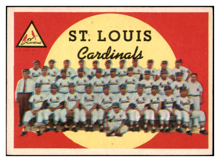 1959 Topps Baseball #223 St. Louis Cardinals Team EX-MT 524301