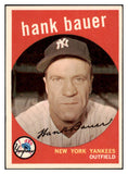 1959 Topps Baseball #240 Hank Bauer Yankees EX-MT 524304