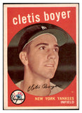 1959 Topps Baseball #251 Clete Boyer Yankees EX-MT 524307