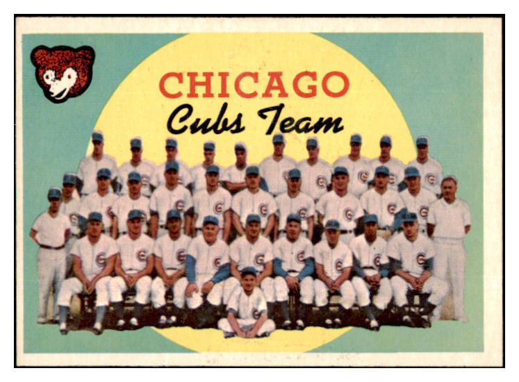 1959 Topps Baseball #304 Chicago Cubs Team EX-MT 524310